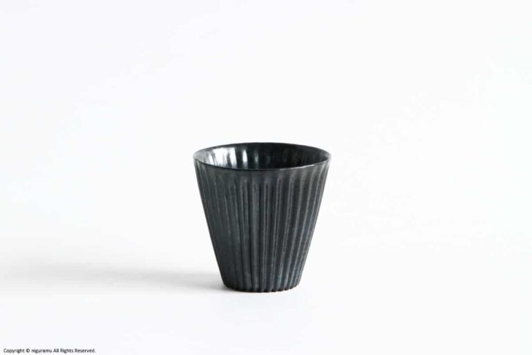 fin cup, low / indigo