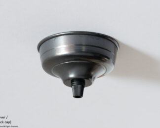01: Ceiling cover / Black (black cap)
