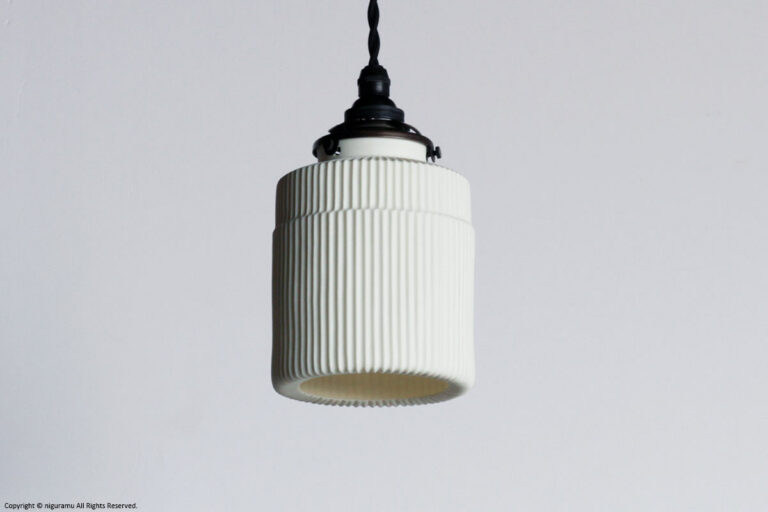 Lampshade Stepped bottle S (open), fin / white
