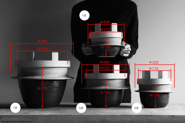 Size of "Doppo, HAGAMA Rice cooker"