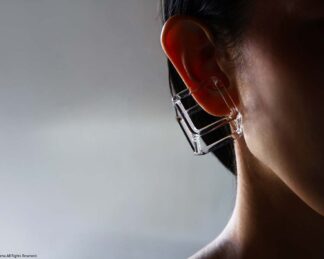 ear-cuff (D), square / CL