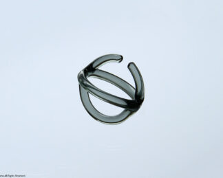 ear-cuff DIMENSION, circle / BK