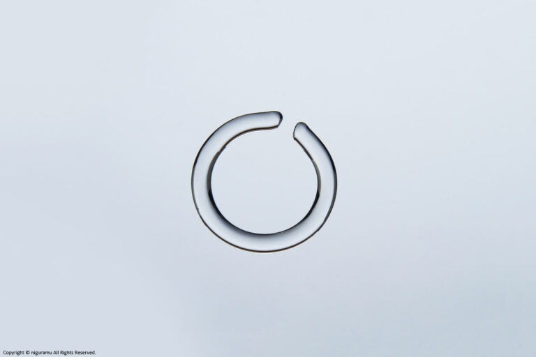 ear-cuff FLATSHAPES, S circle / CL