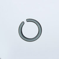 ear-cuff FLATSHAPES, S circle / BK