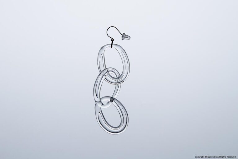 bubble chain earring / CL