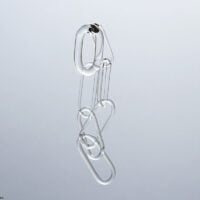 connected earring, long / CL