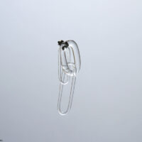 connected earring, short / CL