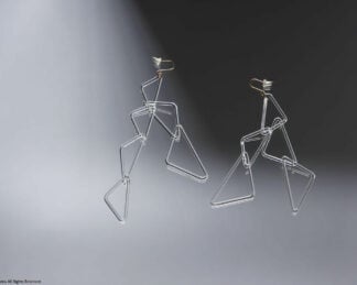 polygon shadow earring / CL - Image 2