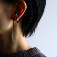 stick_straight earring / BK