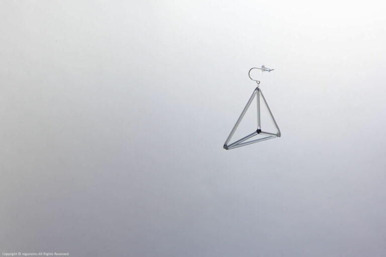 triangle pyramid earring - 画像 (4)