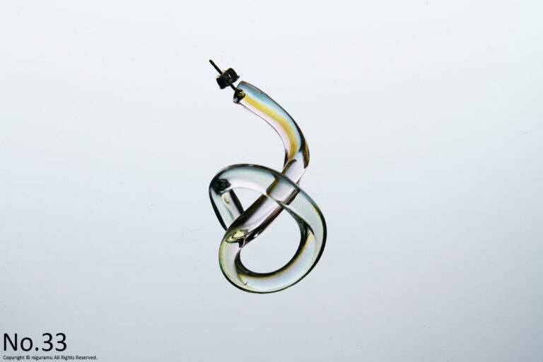 lumber prism earring L -No.33