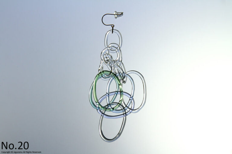 chandelier_prism earring / Blue - No.20