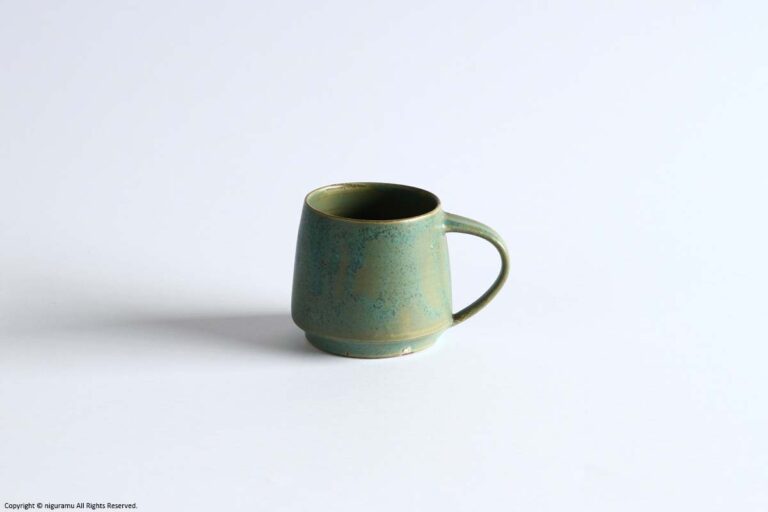 Mug, R / patina green