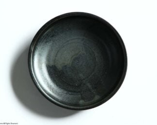 細リム深皿 8寸/ 黒