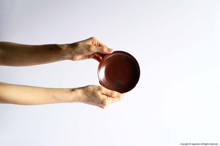 Round dish 120 / iron red