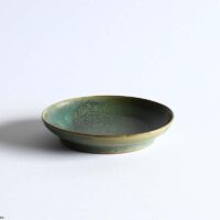 Round dish 120 / patina green