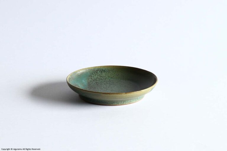 Round dish 120 / patina green