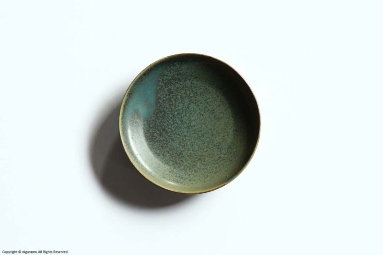 Round dish 120 / patina green