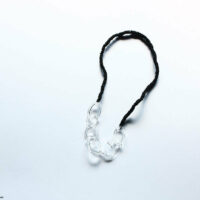 rhythm necklace / fabric_BK & CL