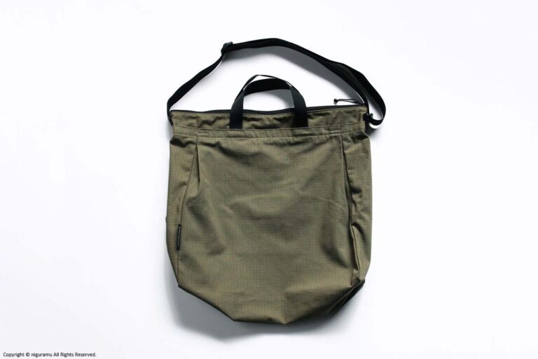 2way tote / カーキ (tape-bk)