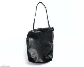 L-zip one handle / black leather