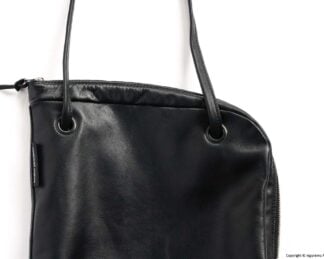 L-zip one handle / black leather