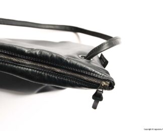 L-zip one handle / black leather