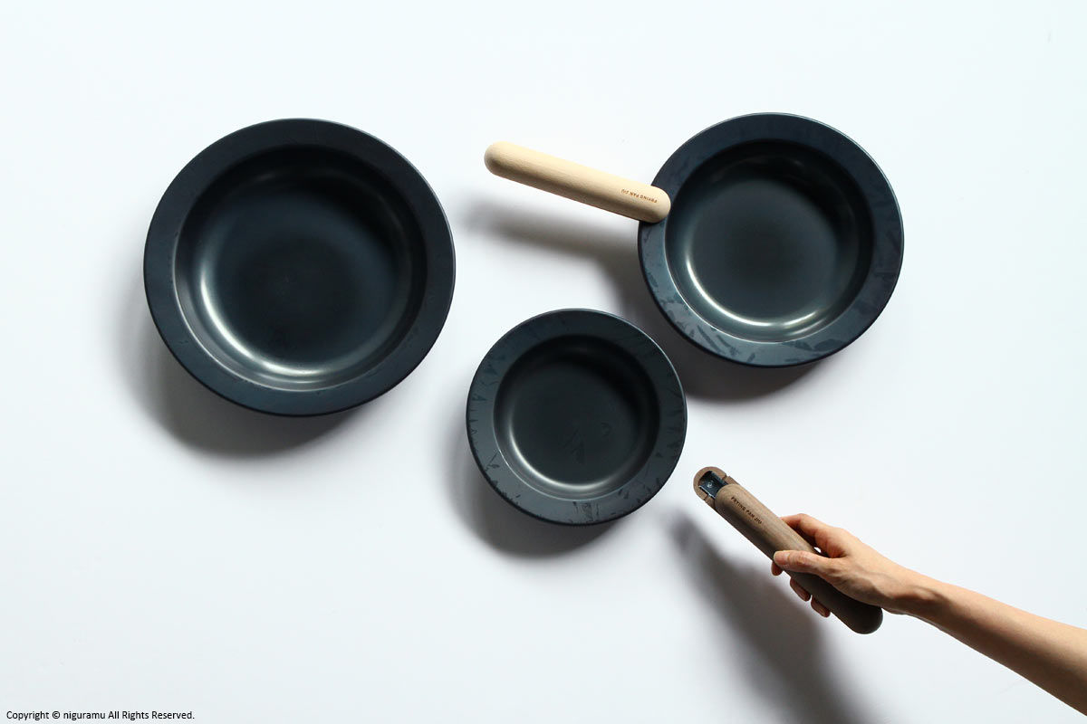 IO Deep Frying Pan Jiu Small by Fujita Kinzoku - GreenerGrassDesign