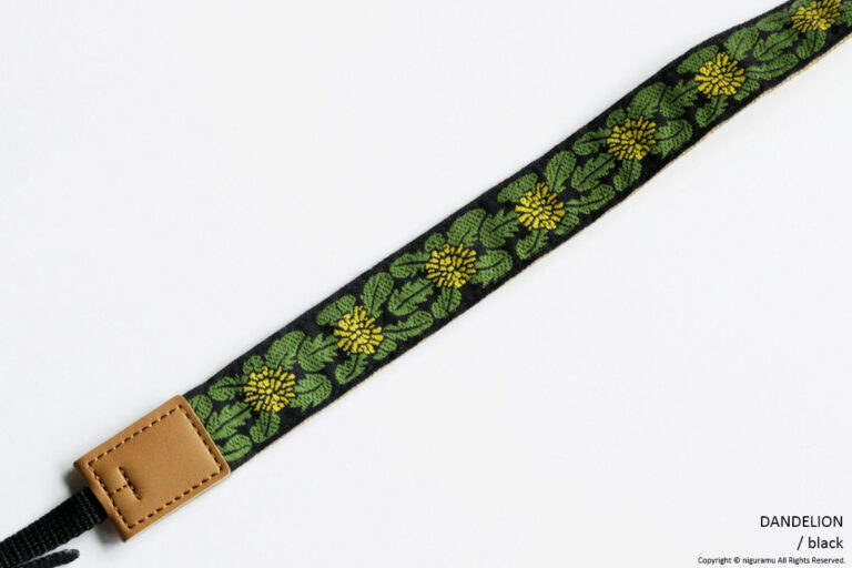 Camera strap, DANDELION / black