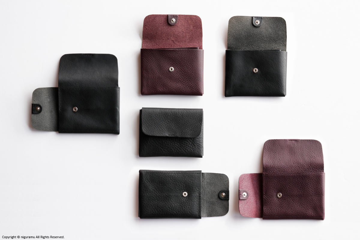 hoshi kana - wallet / Black & Plum