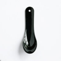 SARO, Chinese spoon Large (enamelled) / Black