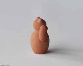 manekineko / 茶　（右手/金招き）