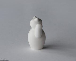 manekineko / 白　（右手/金招き）