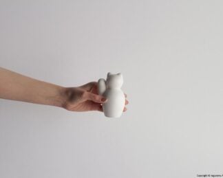 manekineko / 白　（右手/金招き）